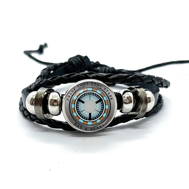 Arc Reactor Heart Bracelet