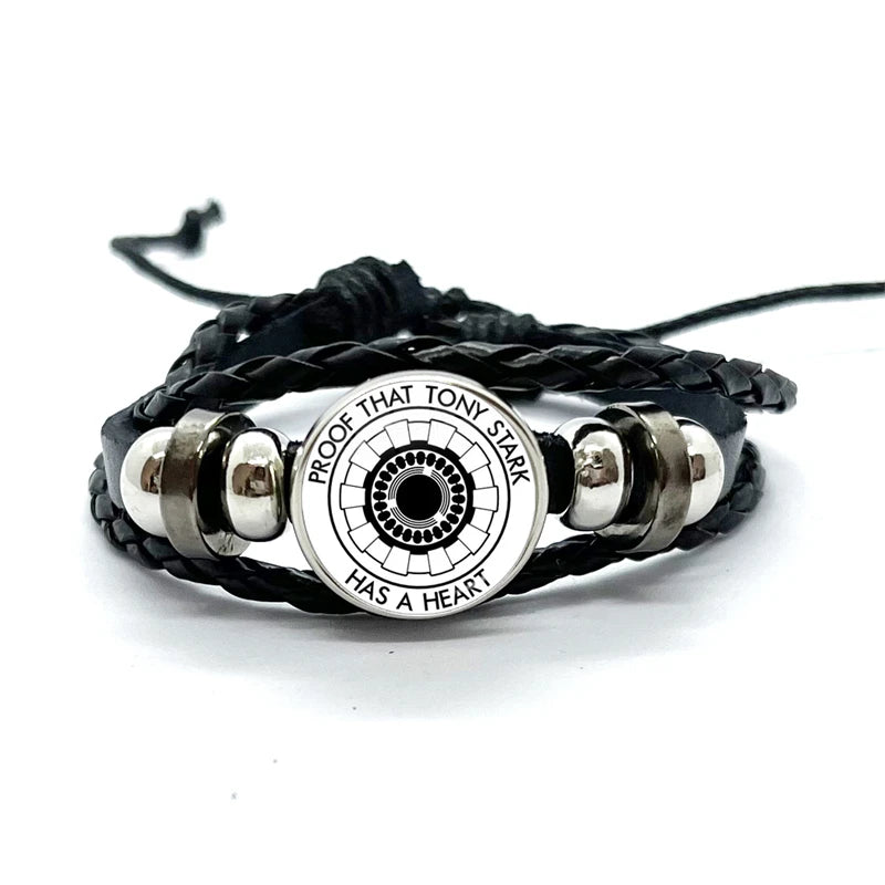Arc Reactor Heart Bracelet