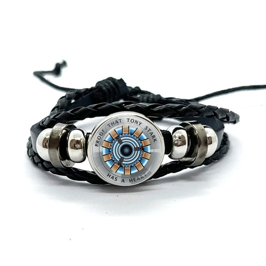 Arc Reactor Heart Bracelet