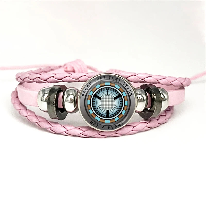 Arc Reactor Heart Bracelet