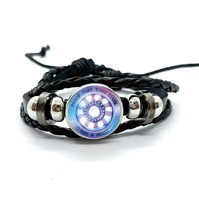 Arc Reactor Heart Bracelet