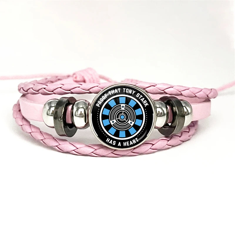 Arc Reactor Heart Bracelet
