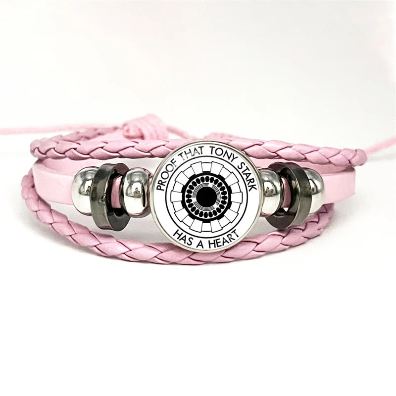 Arc Reactor Heart Bracelet