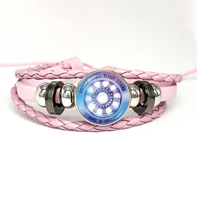 Arc Reactor Heart Bracelet